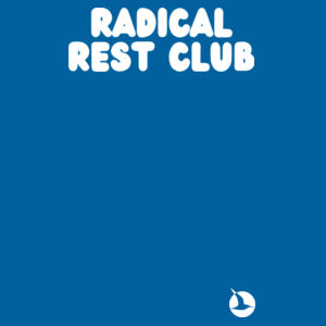RADICAL REST CLUB Unisex Tee - White Print Design