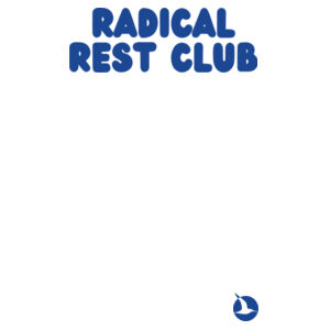 RADICAL REST CLUB Unisex Tee - Blue Print Design