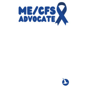 ME/CFS ADVOCATE Unisex Tee - Blue Print Design