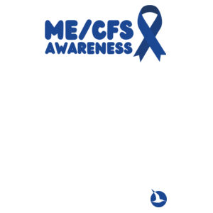 ME/CFS AWARENESS Unisex Tee - Blue Print Design
