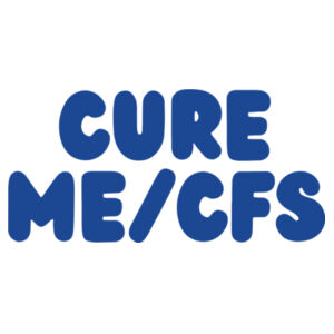 CURE ME/CFS Womens Scoop Neck Tee - Blue Print Design