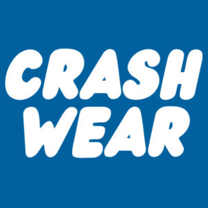 CRASH WEAR Unisex Hoodie - White Print Design