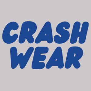 CRASH WEAR Unisex Hoodie - Blue Print Design