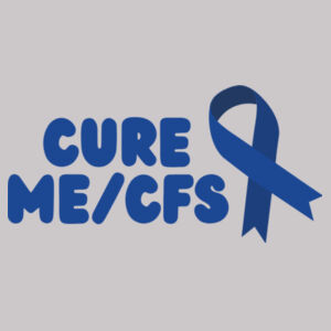 CURE ME/CFS RIBBON Unisex Hoodie - Blue Print Design