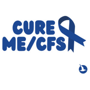 CURE ME/CFS RIBBON Pillowcase - Blue Print Design