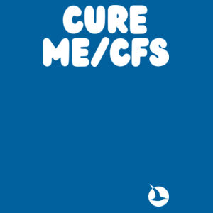 CURE ME/CFS Womens Crew Neck Tee - White Print Design