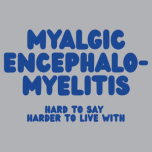 MYALGIC ENCEPHALO-MYELITIS Youth Hoodie - Blue Print Design