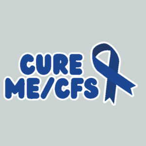 CURE ME/CFS RIBBON Surf Cap - Blue Print with White Outline Design