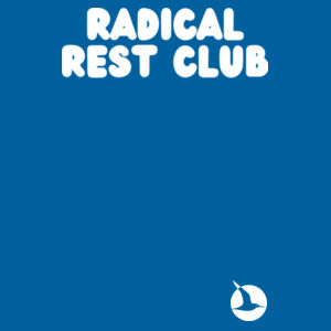 RADICAL REST CLUB Youth Tee - White Print Design