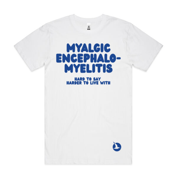 MYALGIC ENCEPHALO-MYELITIS Unisex Tee - Blue Print Thumbnail