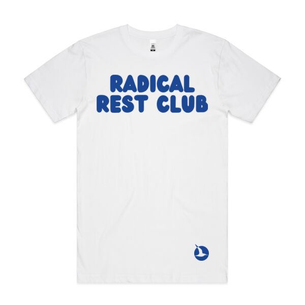 RADICAL REST CLUB Unisex Tee - Blue Print Thumbnail