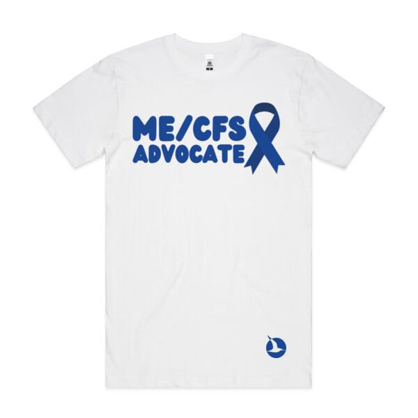 ME/CFS ADVOCATE Unisex Tee - Blue Print Thumbnail