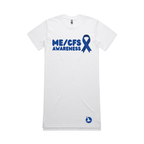 ME/CFS AWARENESS Dress/Nightie - Blue Print Thumbnail