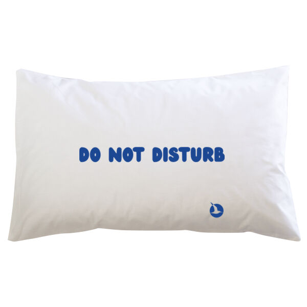 DO NOT DISTURB Pillowcase - Blue Print Thumbnail