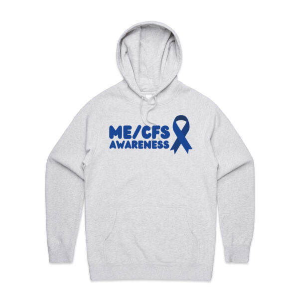 ME/CFS AWARENESS Unisex Hoodie - Blue Print Thumbnail