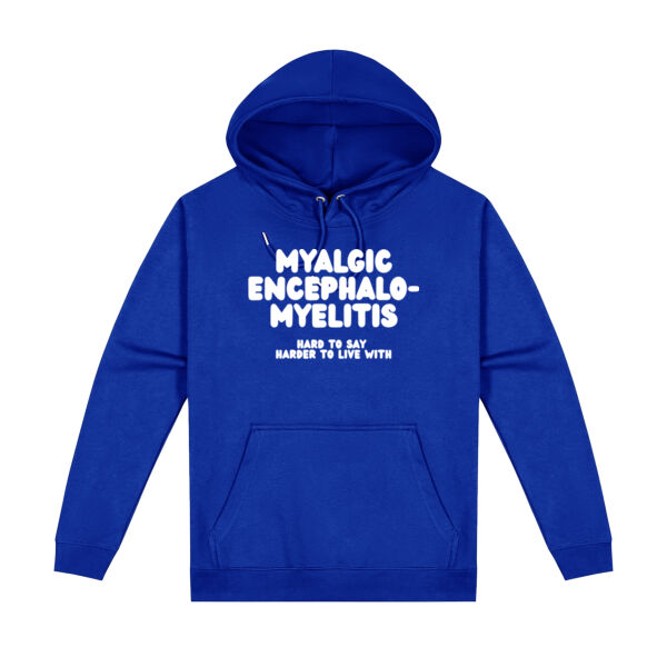 MYALGIC ENCEPHALO-MYELITIS Youth Hoodie - White Print Thumbnail