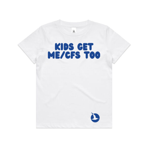 KIDS GET ME/CFS TOO Youth Tee -  Blue Print Thumbnail