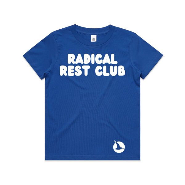 RADICAL REST CLUB Youth Tee - White Print Thumbnail